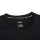 Футболка мужская для бадминтона с принтом (черная) Li-NING AHSR055-2