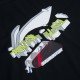 Футболка мужская для бадминтона тренировочная с принтом (черная) Li-NING AHSS473-2
