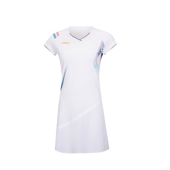 Платье с шортами (белое) Li-NING ASKV286-2