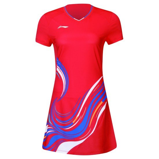 Платье с шортами (красное) Li-NING ASKW070-3
