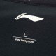 Футболка мужская для бадминтона c компрес. рукав. (черная) Li-NING ATLN169-1