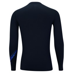 Футболка мужская для бадминтона компрес. дл. рукав. (черная) Li-NING AUDR101-1