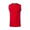 Майка мужская для бадминтона без рукавов (красная) Li-NING AVSP473-2