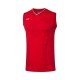 Майка мужская для бадминтона без рукавов (красная) Li-NING AVSP473-2