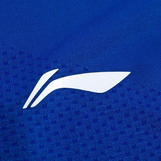 Майка мужская для бадминтона без рукавов (синяя) Li-NING AVSP473-5