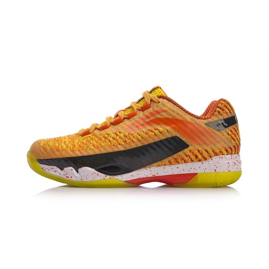 Кроссовки женские для бадминтона Li-Ning Pioneer (оранжевые)
