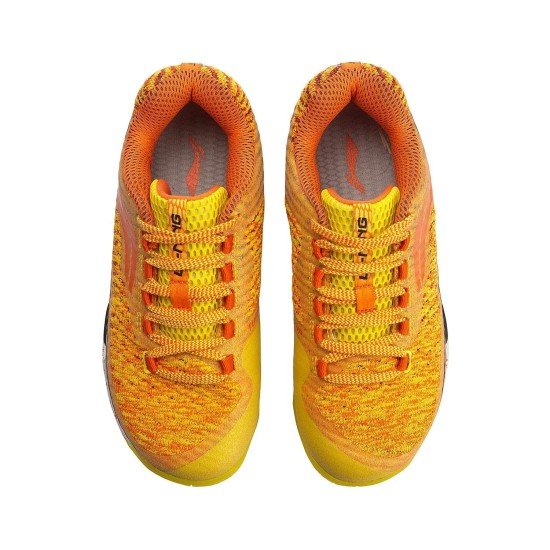 Кроссовки женские для бадминтона Li-Ning Pioneer (оранжевые)