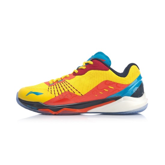 Кроссовки мужские для бадминтона Li-Ning Emperor (оранжевые)