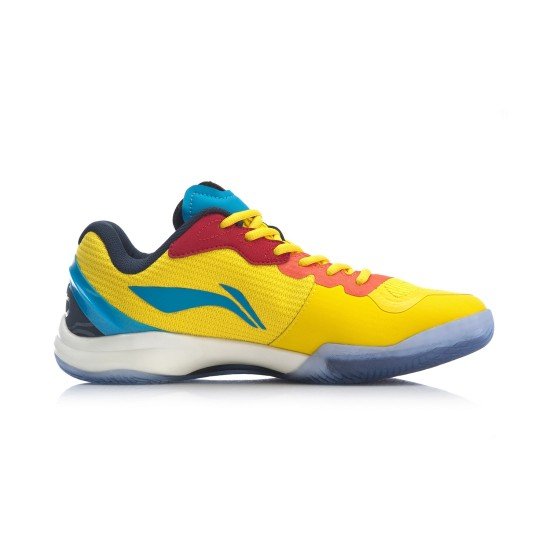 Кроссовки мужские для бадминтона Li-Ning Emperor (оранжевые)