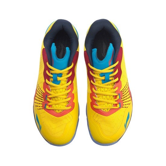 Кроссовки мужские для бадминтона Li-Ning Emperor (оранжевые)