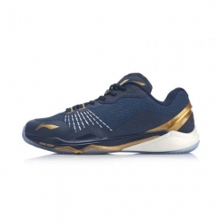 Кроссовки мужские для бадминтона Li-Ning Quick Force (темно-синие)