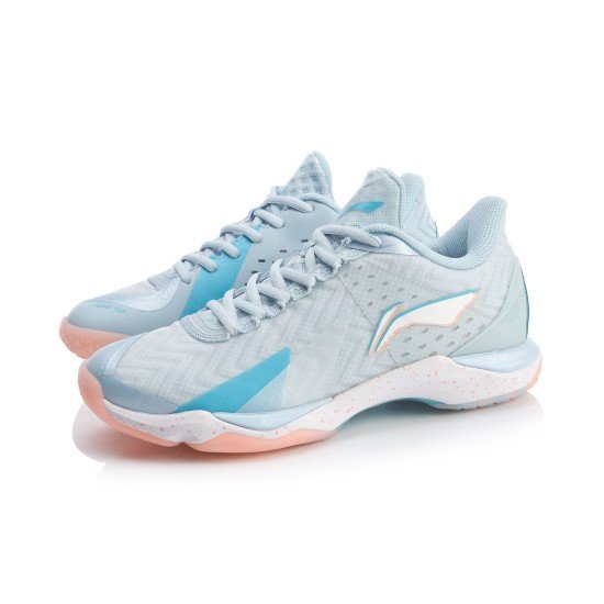 Кроссовки женские для бадминтона Li-Ning Dagger 3.0 (голубые)