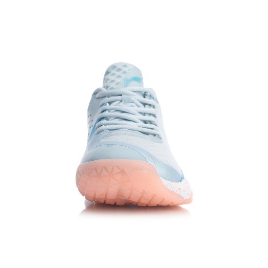 Кроссовки женские для бадминтона Li-Ning Dagger 3.0 (голубые)