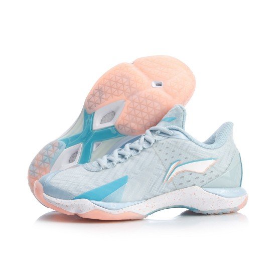 Кроссовки женские для бадминтона Li-Ning Dagger 3.0 (голубые)