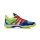 Кроссовки мужские для бадминтона Li-Ning Falcon 4.0 (сине-салатовые)