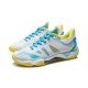 Кроссовки женские для бадминтона Li-Ning Falcon 4.0 (бело-голубые)
