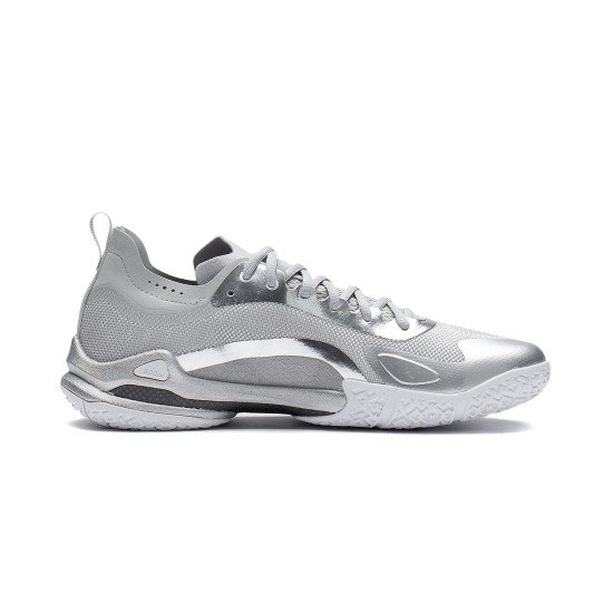 Кроссовки мужские для бадминтона Li-Ning Blast Pro (серебристые)