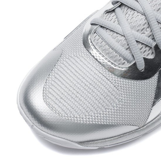 Кроссовки мужские для бадминтона Li-Ning Blast Pro (серебристые)