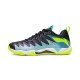 Кроссовки мужские для бадминтона Li-Ning Falcon 5.0 (сине-салатовые)