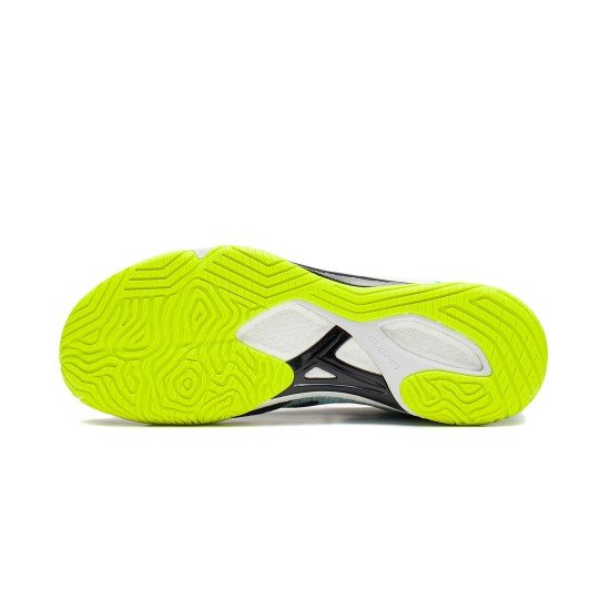 Кроссовки мужские для бадминтона Li-Ning Falcon 5.0 (сине-салатовые)