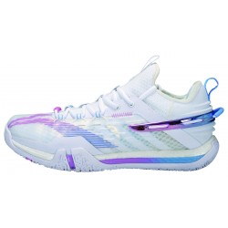 Кроссовки женские для бадминтона Li-Ning Saga Pro 2022 (белые)