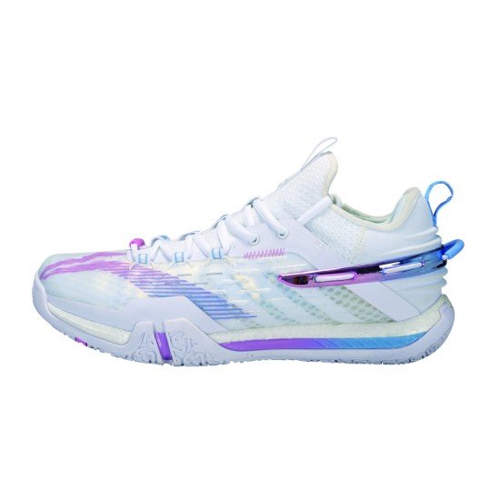 Кроссовки женские для бадминтона Li-Ning Saga Pro 2022 (белые)