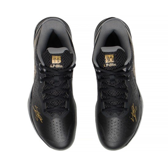Кроссовки мужские для бадминтона Li-Ning Thunderbolt Chen Long (черные)