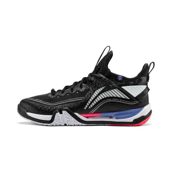 Кроссовки для бадминтона Li-Ning Saga 2 PRO (черно-белые)