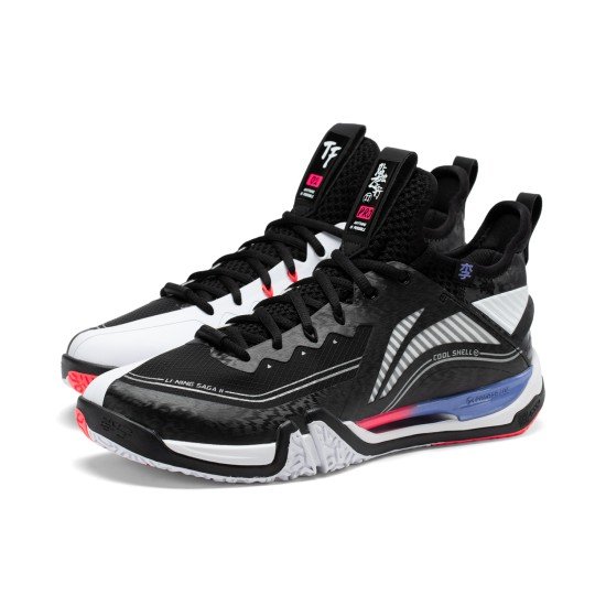 Кроссовки для бадминтона Li-Ning Saga 2 PRO (черно-белые)