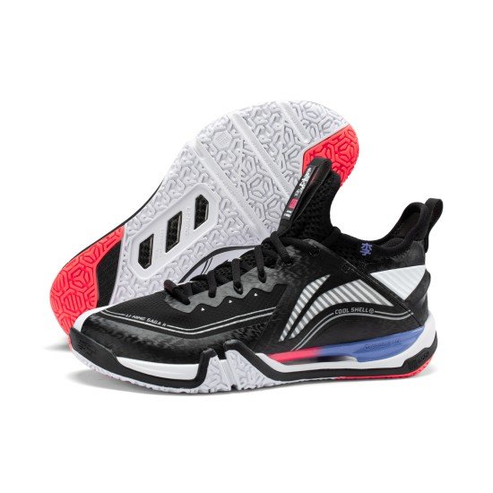 Кроссовки для бадминтона Li-Ning Saga 2 PRO (черно-белые)