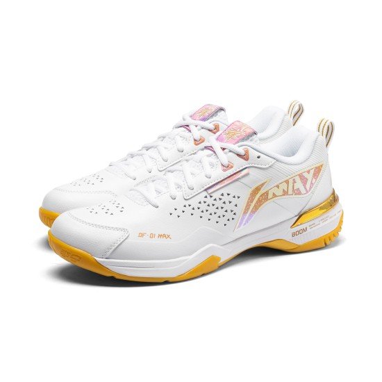 Кроссовки для бадминтона Li-Ning Blade DF-01 MAX (бело-золотые)