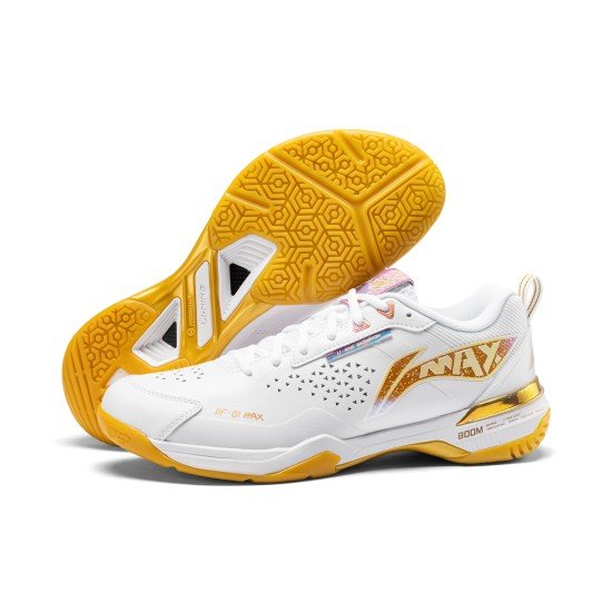 Кроссовки для бадминтона Li-Ning Blade DF-01 MAX (бело-золотые)