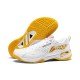 Кроссовки для бадминтона Li-Ning Blade DF-01 MAX (бело-золотые)