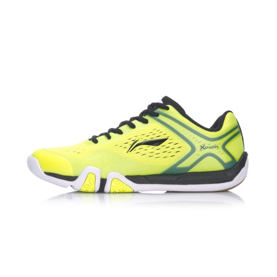 Кроссовки мужские для бадминтона Li-Ning X-series TD (салатовые)