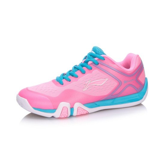 Кроссовки женские для бадминтона Li-Ning X-series TD (розовые)