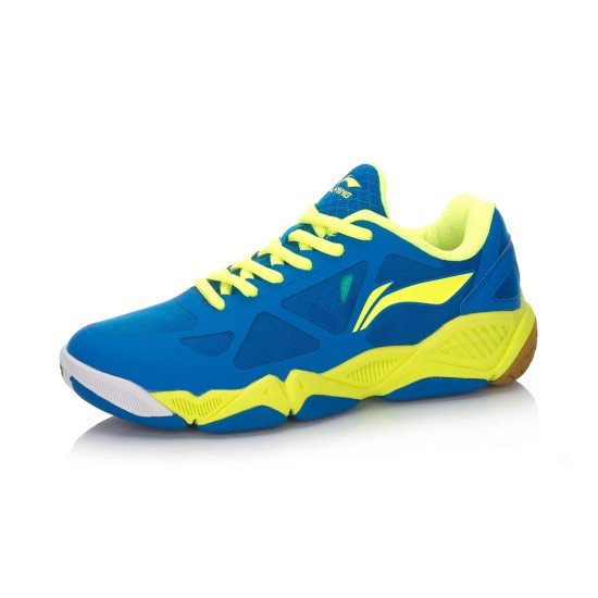 Кроссовки женские для бадминтона Li-Ning Hero-3 TD (голубые)