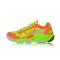 Кроссовки женские для бадминтона Li-Ning Hero-3 TD (салатово-оранжевые)