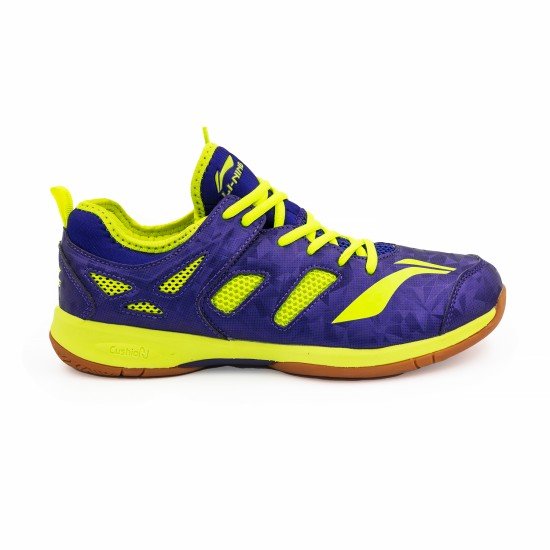 Кроссовки для бадминтона Li-Ning Brio II (фиолетово-салатовые)