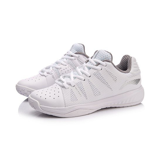 Кроссовки женские для бадминтона Li-Ning Dual Cloud (белые)