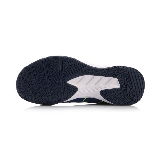 Кроссовки мужские для бадминтона Li-Ning Protector (сине-салатовые)