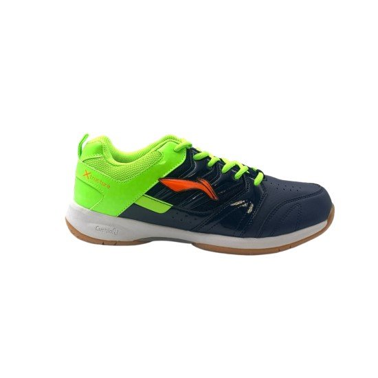 Кроссовки для бадминтона Li-Ning Smash (темно-сине-салатовые)