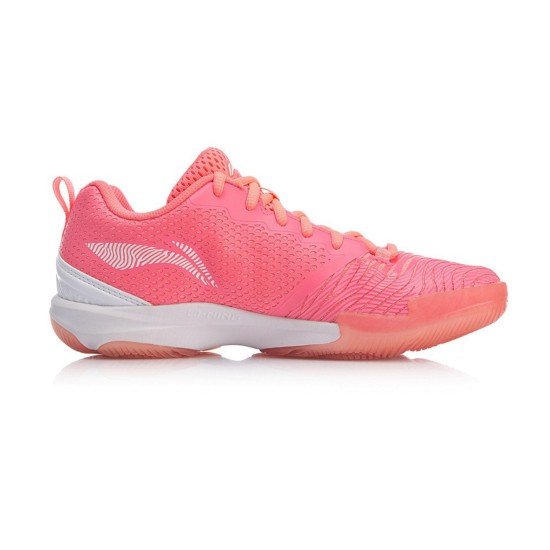 Кроссовки женские для бадминтона Li-Ning Ranger TD (розовые)