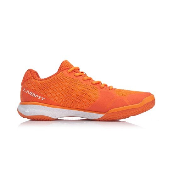 Кроссовки мужские для бадминтона Li-Ning Falcon TD легкие (оранжевые)