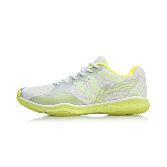 Кроссовки женские для бадминтона Li-Ning Falcon TD легкие AYTP014-3 (белые)