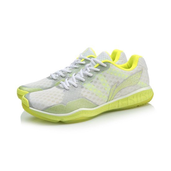 Кроссовки женские для бадминтона Li-Ning Falcon TD легкие AYTP014-3 (белые)