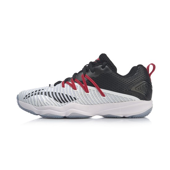 Кроссовки мужские для бадминтона Li-Ning Ranger TD (бело-черные)