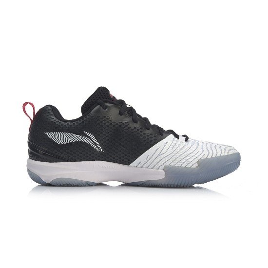 Кроссовки мужские для бадминтона Li-Ning Ranger TD (бело-черные)