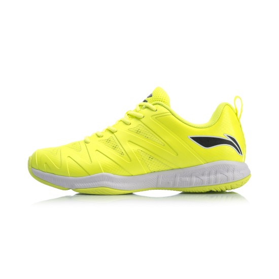 Кроссовки мужские для бадминтона Li-Ning Falcon TD легкие (салатовые)