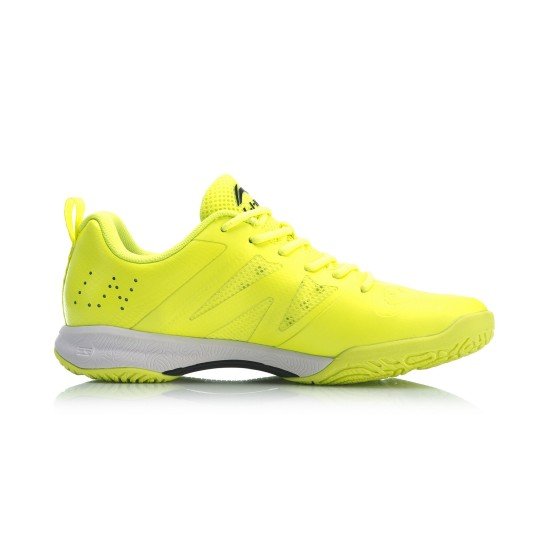 Кроссовки мужские для бадминтона Li-Ning Falcon TD легкие (салатовые)