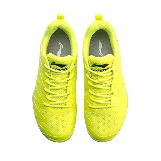 Кроссовки мужские для бадминтона Li-Ning Falcon TD легкие (салатовые)
